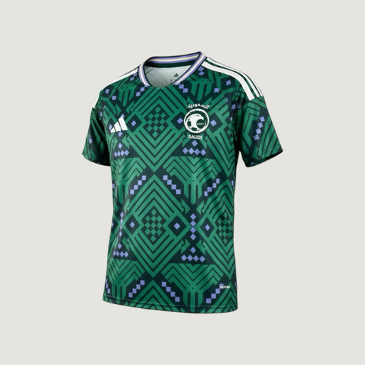 Arabie Saoudite – Maillot Domicile Coupe du Monde 2026 – Vert, Blanc