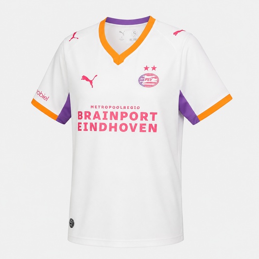 Psv – Maillot Extérieur 26/27– Blanc