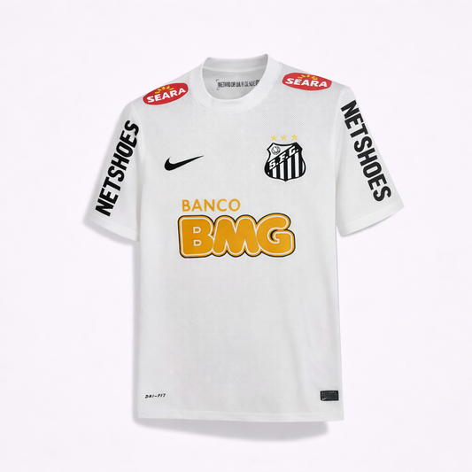 Santos - Maillot Rétro Domicile 11/12 - Blanc